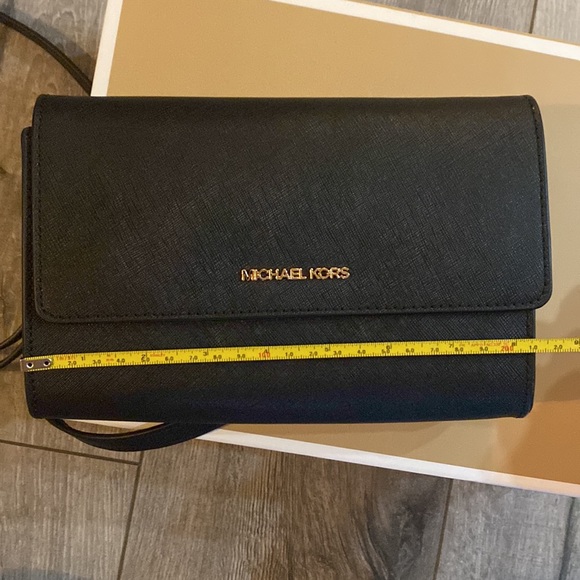 Michael Kors Leather Crossbody Bag - Picture 10 of 11